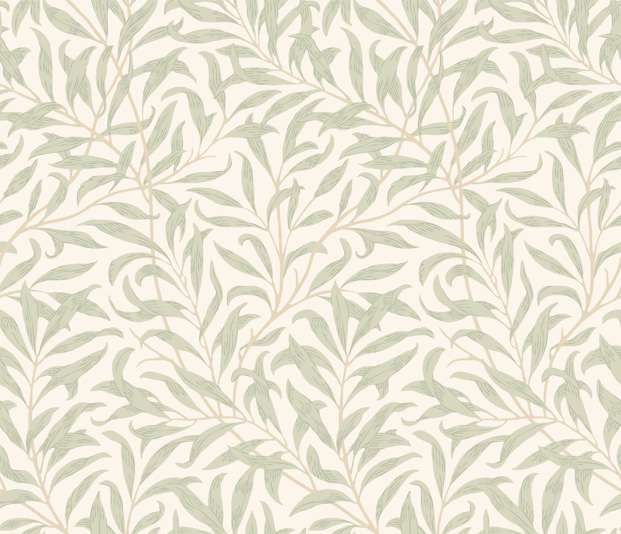 HWA1502W Willow Trail Sage Eden II Wallpaper by Hoopla Walls