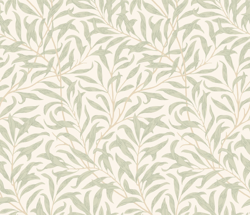 HWA1502W Willow Trail Sage Eden II Wallpaper by Hoopla Walls