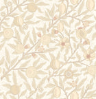 HWA1504W Fruit & Foliage Parchment Eden II Wallpaper by Hoopla Walls