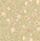 HWA1506W Fruit & Foliage Olive & Clay Eden II Wallpaper by Hoopla Walls