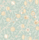 Fruit & Foliage Seafoam & Straw Eden II Wallpaper by Hoopla Walls