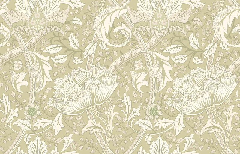 HWA1512W Cotswold Trail Fennel Eden II Wallpaper by Hoopla Walls