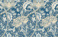 Cotswold Trail Dark Denim Eden II Wallpaper by Hoopla Walls