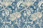 HWA1514W Cotswold Trail Dark Denim Eden II Wallpaper by Hoopla Walls