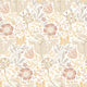 Honeysuckle & Tulip Warm Natural Eden II Wallpaper by Hoopla Walls