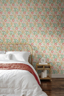 HWA1516W Honeysuckle & Tulip Spring Bloom Eden II Wallpaper by Hoopla Walls