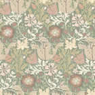 HWA1517W Honeysuckle & Tulip Sage & Mocha Eden II Wallpaper by Hoopla Walls