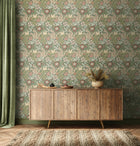 HWA1517W Honeysuckle & Tulip Sage & Mocha Eden II Wallpaper by Hoopla Walls