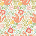 Honeysuckle & Tulip Citrus Mix Eden II Wallpaper by Hoopla Walls
