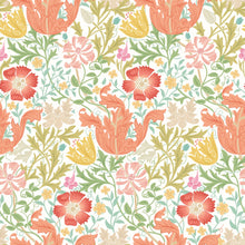HWA1518W Honeysuckle & Tulip Citrus Mix Eden II Wallpaper by Hoopla Walls