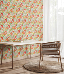 HWA1518W Honeysuckle & Tulip Citrus Mix Eden II Wallpaper by Hoopla Walls