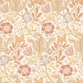 Honeysuckle & Tulip Terracotta Eden II Wallpaper by Hoopla Walls