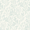 Thistle Damask Duck Egg Eden II Wallpaper by Hoopla Walls