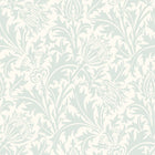 HWA1522W Thistle Damask Duck Egg Eden II Wallpaper by Hoopla Walls