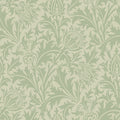 Thistle Damask Sage Eden II Wallpaper by Hoopla Walls