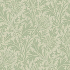 HWA1524W Thistle Damask Sage Eden II Wallpaper by Hoopla Walls