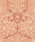 Blackthorn Damask Terracotta Eden II Wallpaper by Hoopla Walls