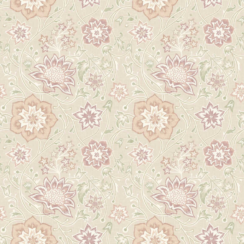 Arden Trail Oatmeal New Heritage Wallpaper by Hoopla Walls