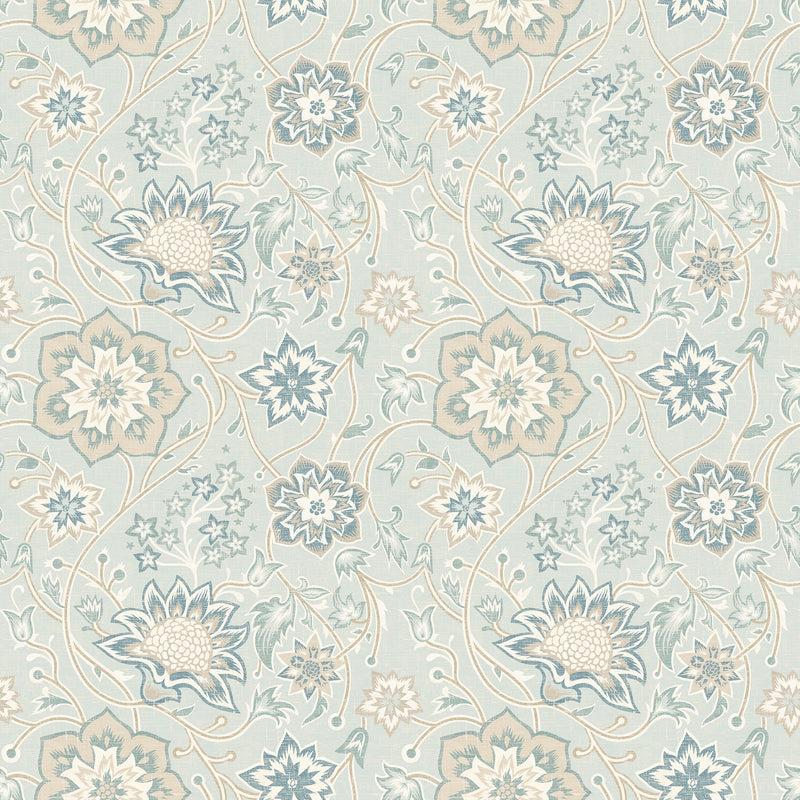 Arden Trail Denim New Heritage Wallpaper by Hoopla Walls