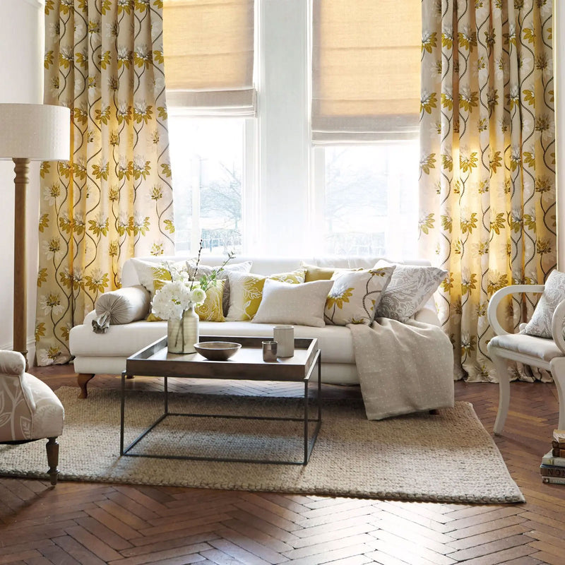 131545 Eloise Marigold Fabric by Harlequin