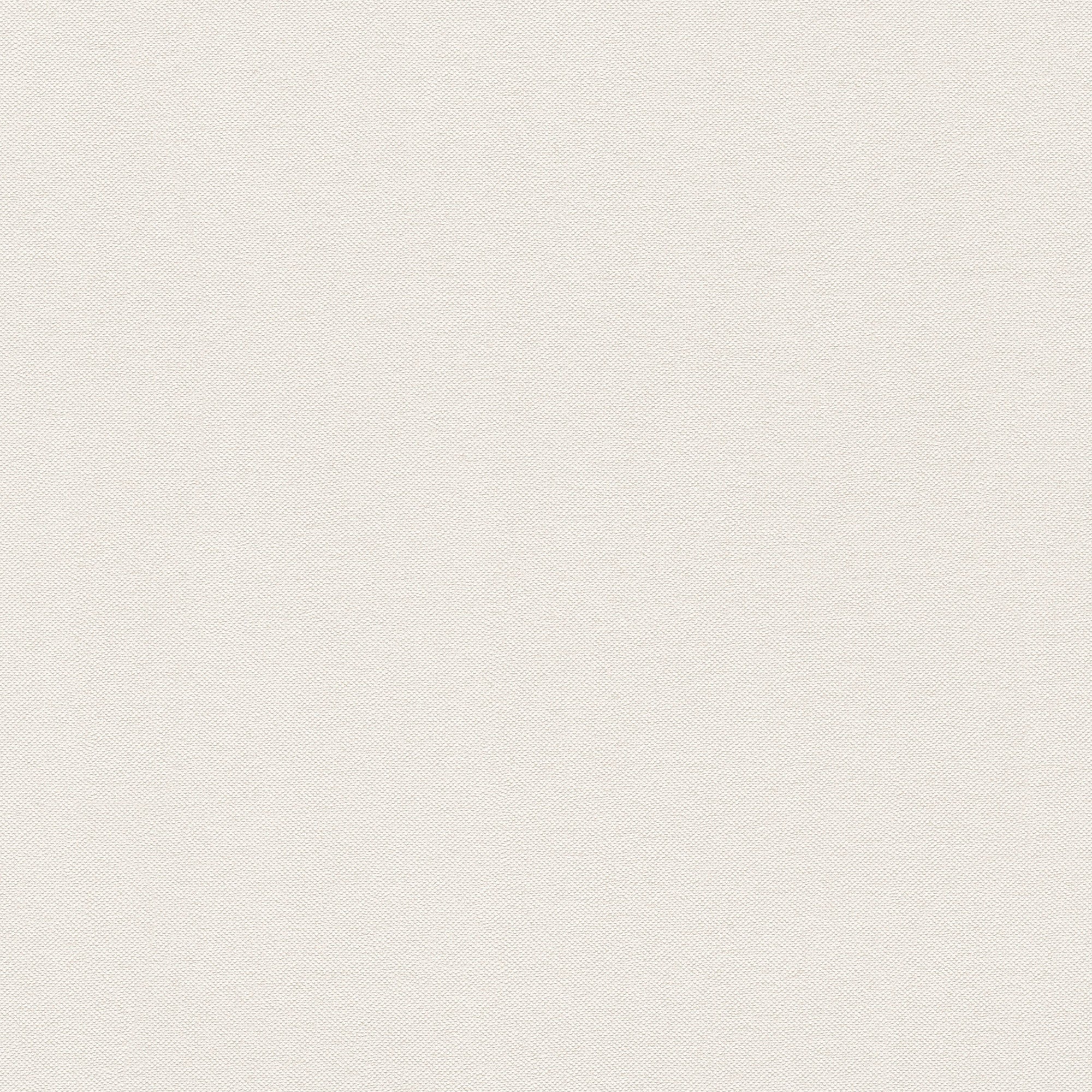 Plain Texture Cream and White Hygge Home Wallpaper by Galerie