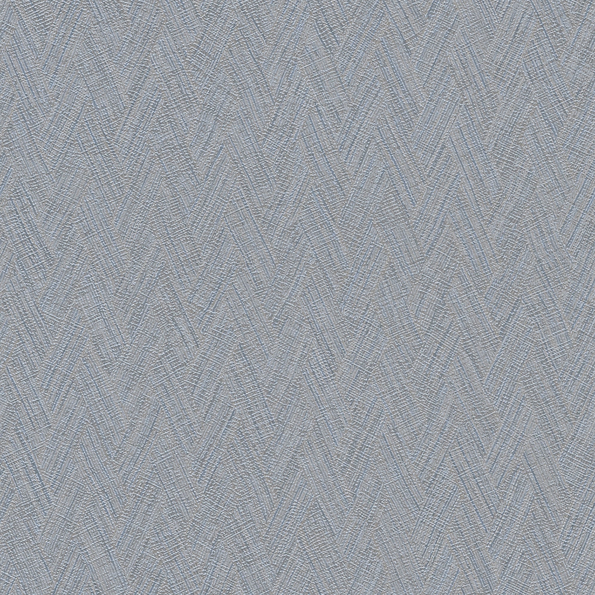 Herringbone Weave Motif Blue and Beige Hygge Home Wallpaper by Galerie
