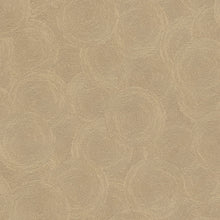 Stone Circles Motif Bronze Brown and Gold Hygge Home Wallpaper by Galerie