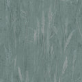 Meadow Stems Motif Green and Silver Grey Hygge Home Wallpaper by Galerie