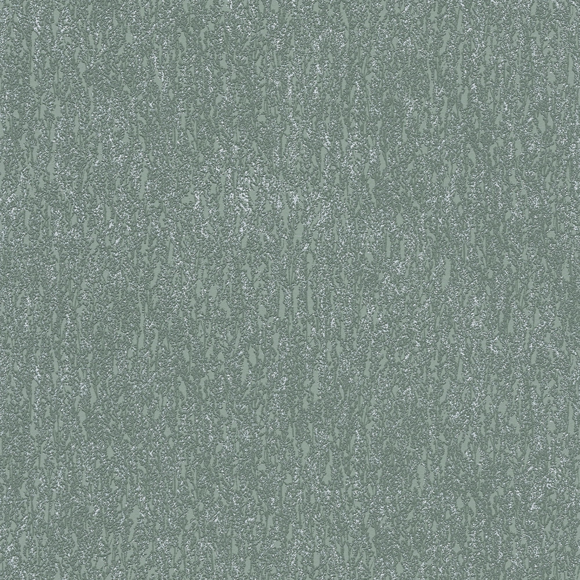 Soft Plaster Motif Green and Silver Grey Hygge Home Wallpaper by Galerie