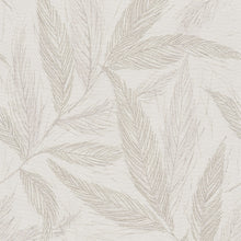 Fern Weave Motif Beige and Cream,Silver Grey Hygge Home Wallpaper by Galerie