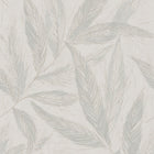 Fern Weave Motif Blue and Cream,Silver Grey Hygge Home Wallpaper by Galerie
