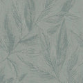 Fern Weave Motif Green and Silver Grey Hygge Home Wallpaper by Galerie