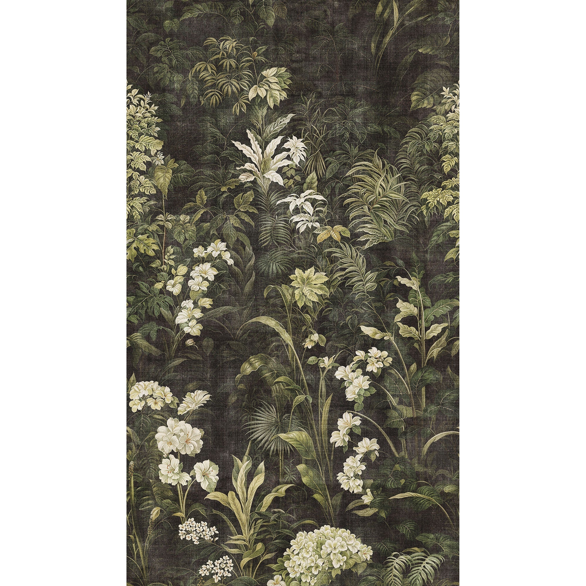 HZ62084M Foliage Cream Grey Green Mural by Galerie
