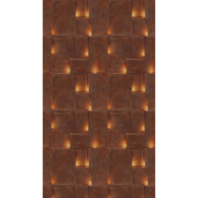 HZ62088M Amber Glow Brown Yellow Orange Mural by Galerie