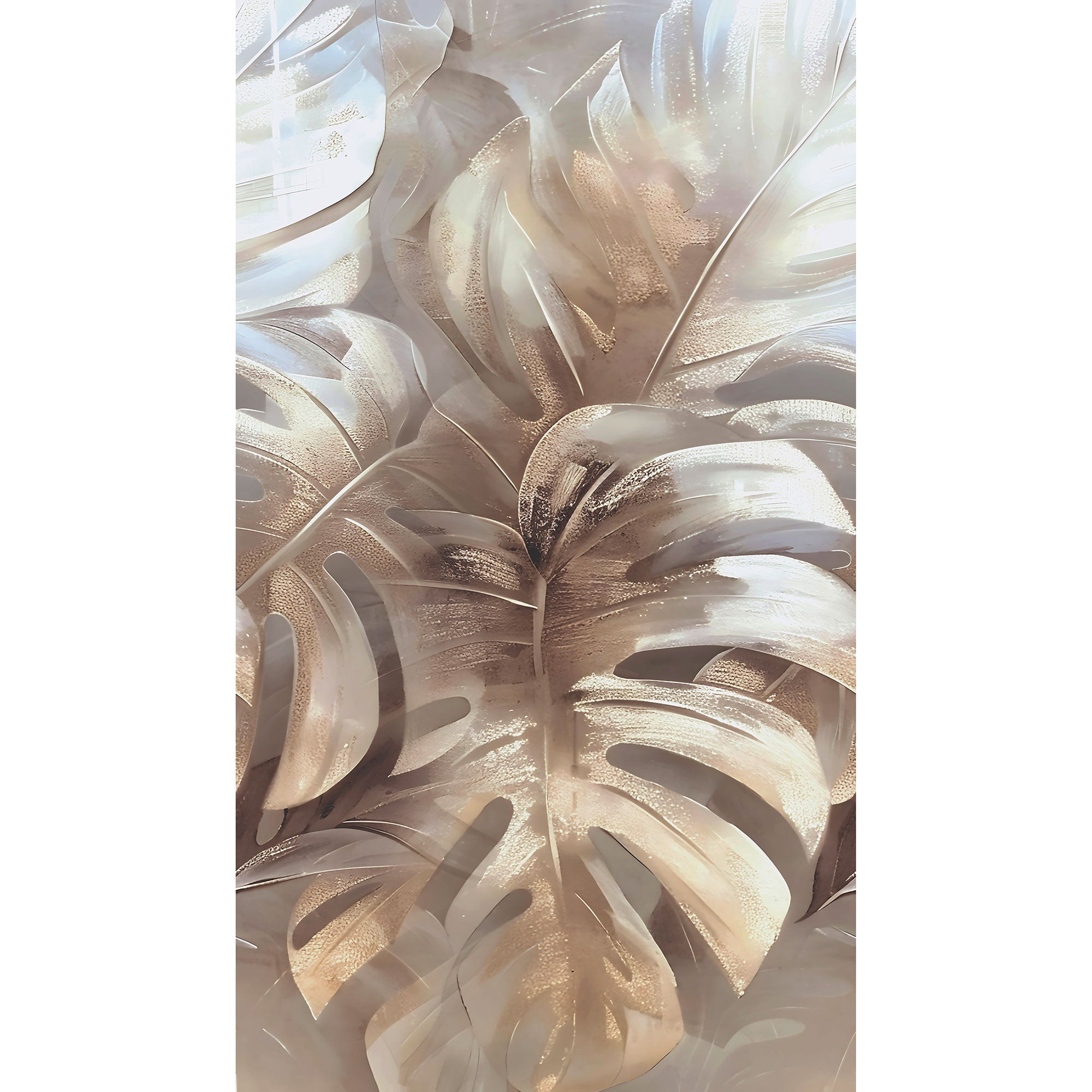 HZ62090M Botanical Elegance Beige Cream Mural by Galerie