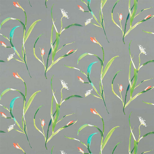 120739 Saona Colour 2 Kiwi Charcoal Harlequin Fabric