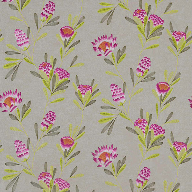 132638 Cayo Colour 2 Cerise Zest Harlequin Fabric