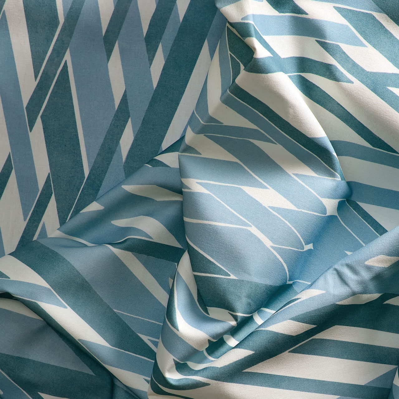 121245 Locronan Idyllic Aqua/First Light Fabric by Harlequin
