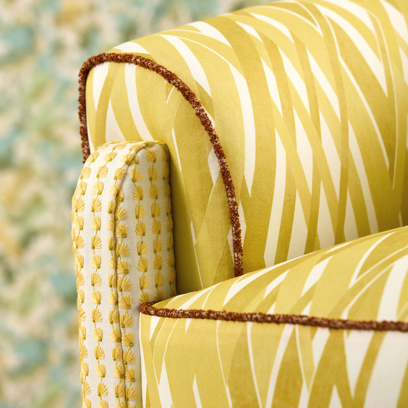 121244 Locronan Idyllic Honey/First Light Fabric by Harlequin