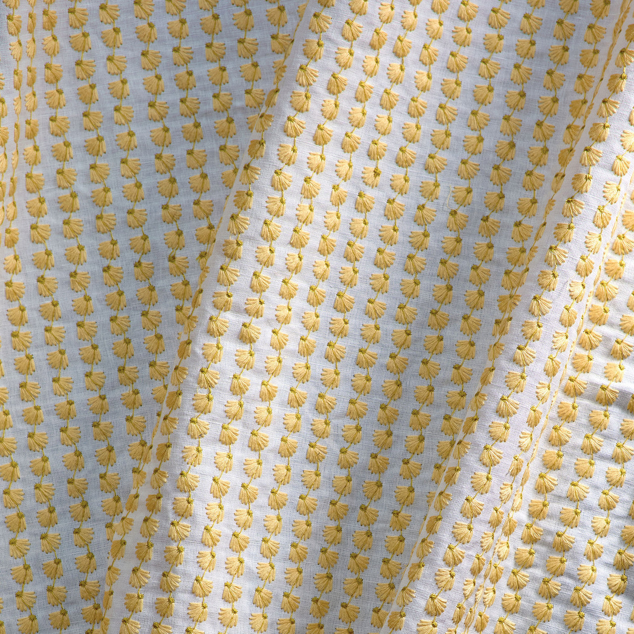 134070 Silene Idyllic Honey/First Light/Ochre Fabric by Harlequin