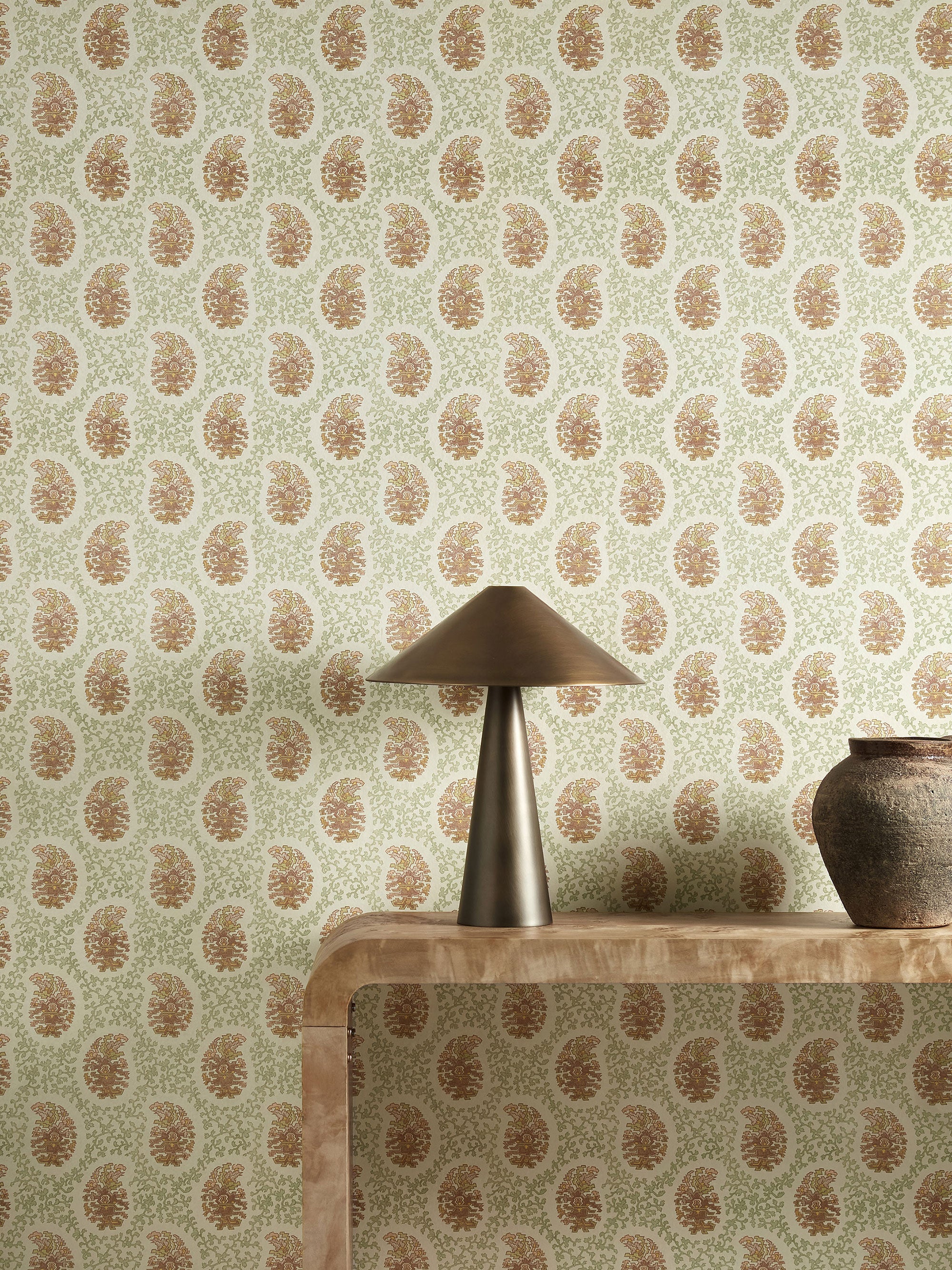 HFUP113345 Paisley Seaglass Wallpaper by Harlequin