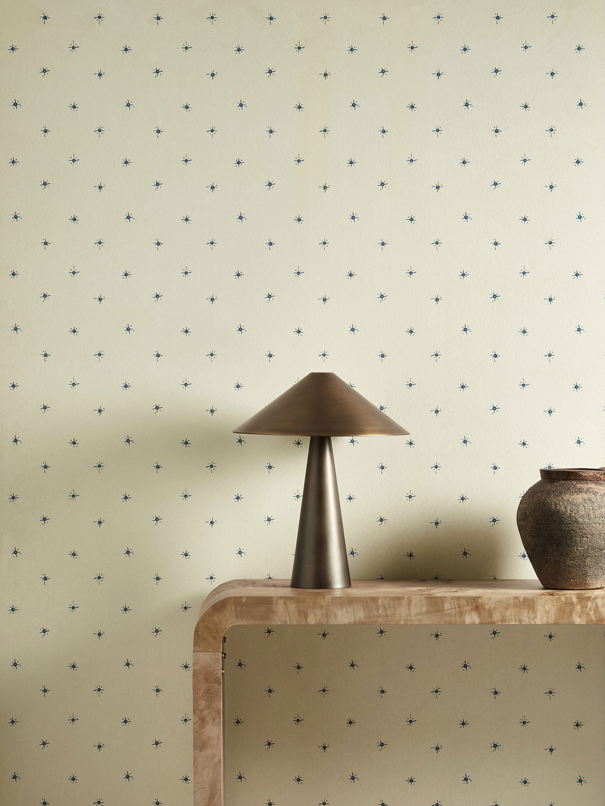 HFUP113348 Tidam Indigo Wallpaper by Harlequin