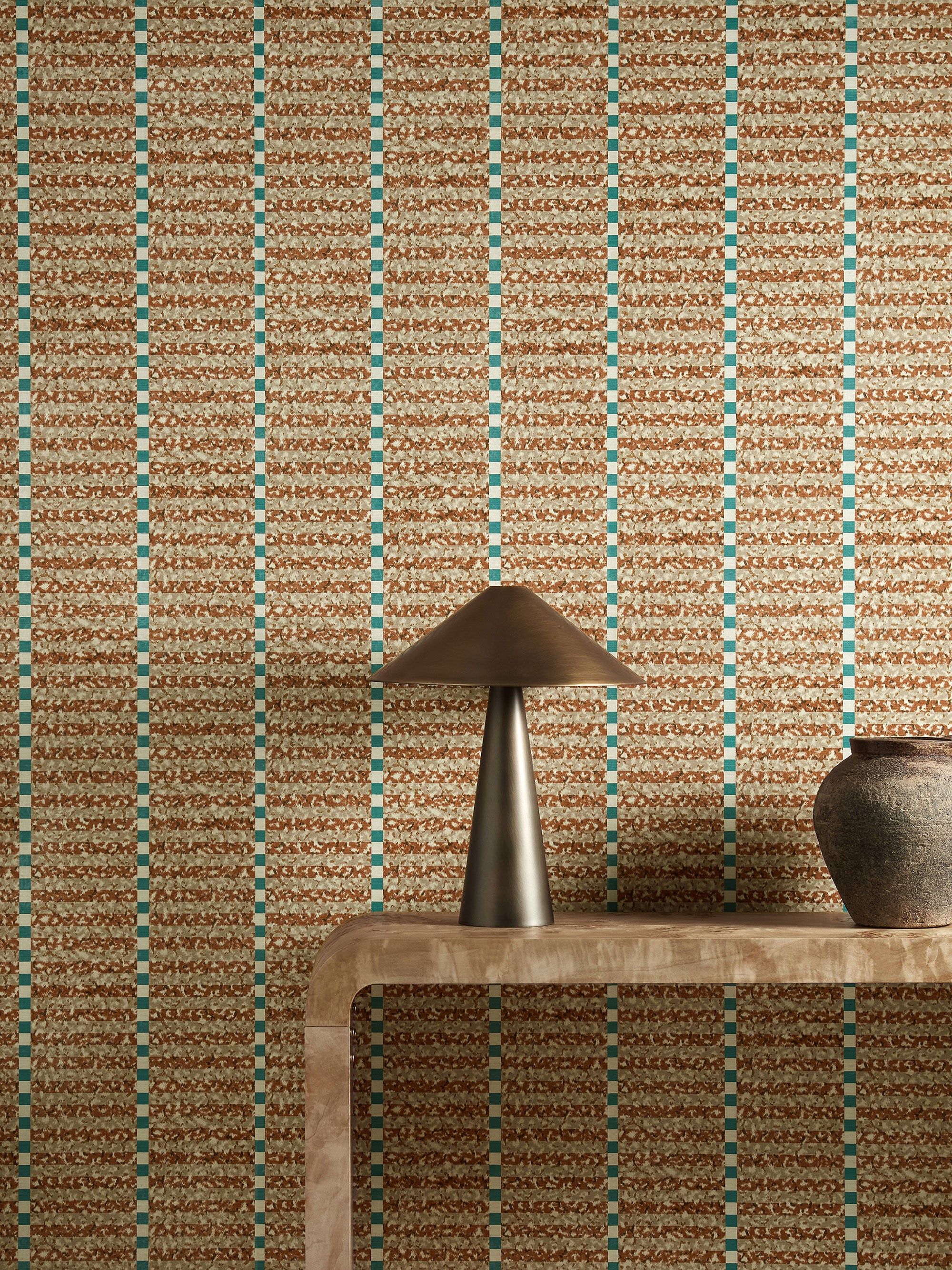 HFUP113352 Toluca Spice/Azul Wallpaper by Harlequin