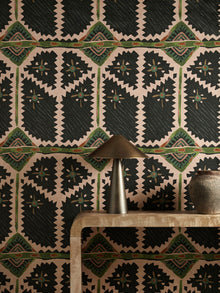 HFUP113362 Brocha Blush/Charcoal Wallpaper by Harlequin