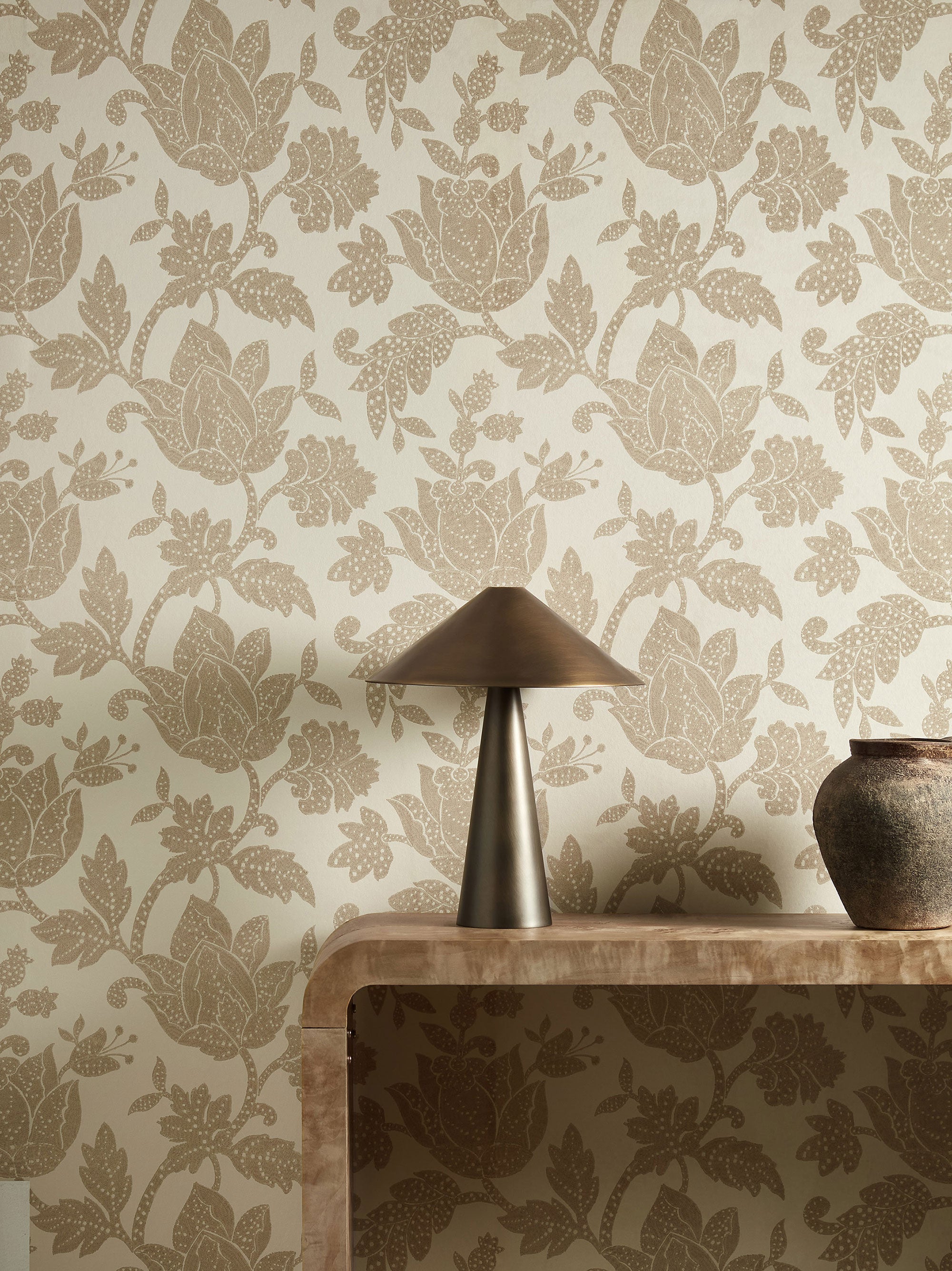 HFUP113367 Zamora Parchment Wallpaper by Harlequin