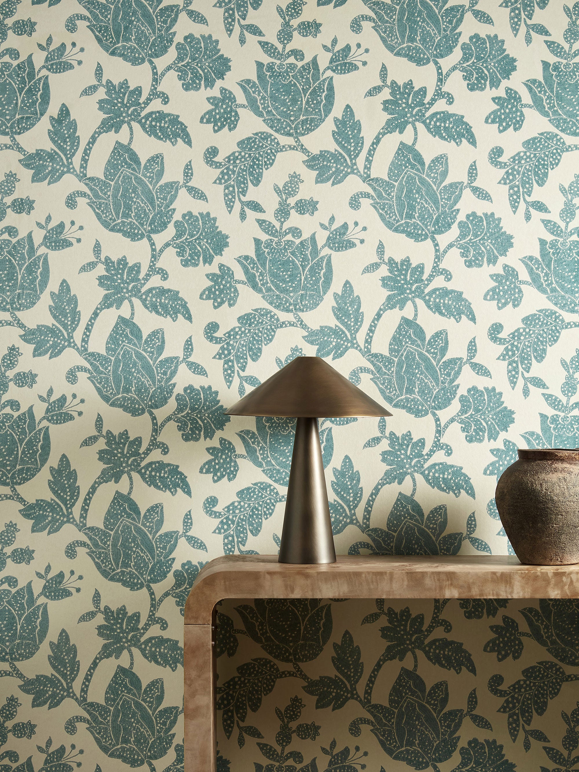 Zamora Seaglass Zamora Wallpaper by Harlequin