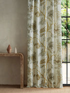 121340 Indienne Taupe/Ochre Zamora Fabric by Harlequin