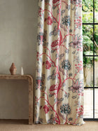 121341 Indienne Indigo/Maroon Zamora Fabric by Harlequin