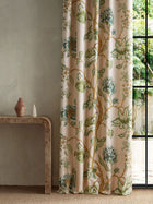 121342 Indienne Blush/Forest Zamora Fabric by Harlequin