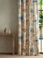 121343 Indienne Terracotta/Azul Zamora Fabric by Harlequin